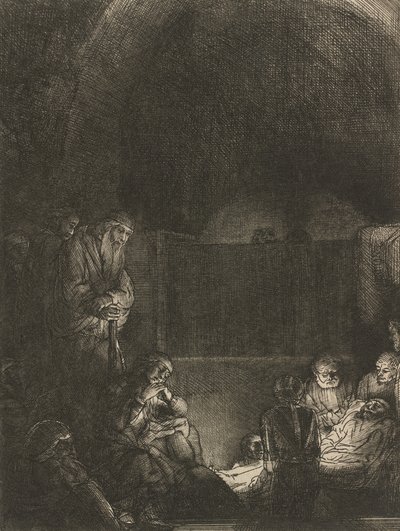 The Entombment, c. 1654. od Rembrandt van Rijn