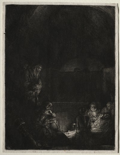 The Entombment, c. 1654. od Rembrandt van Rijn
