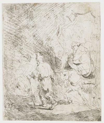 Útěk do Egypta od Rembrandt van Rijn