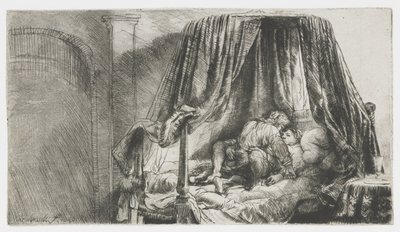 Francouzská postel od Rembrandt van Rijn