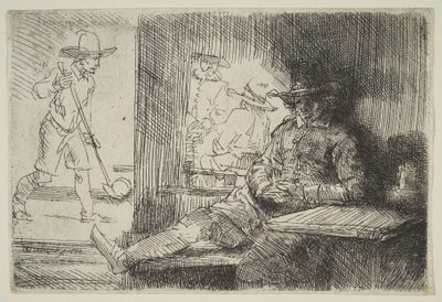 Hráč golfu, 1654. od Rembrandt van Rijn
