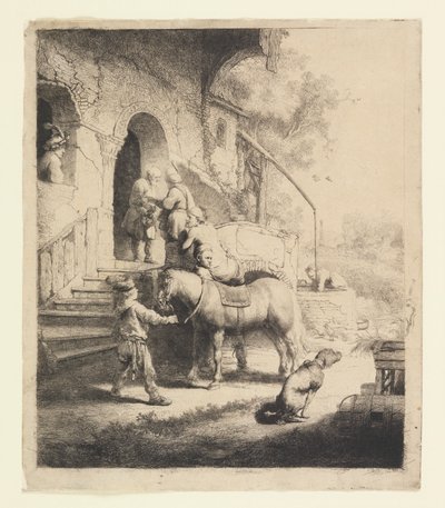 Dobrý Samaritán od Rembrandt van Rijn