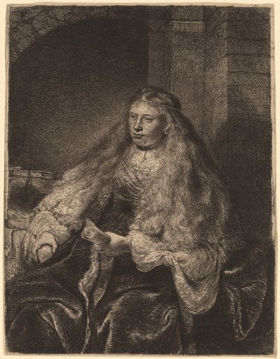 Velká židovská nevěsta od Rembrandt van Rijn