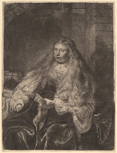 Velká židovská nevěsta od Rembrandt van Rijn