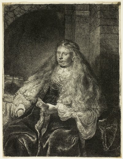 Velká židovská nevěsta od Rembrandt van Rijn