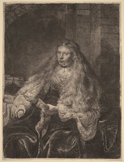 Velká židovská nevěsta od Rembrandt van Rijn