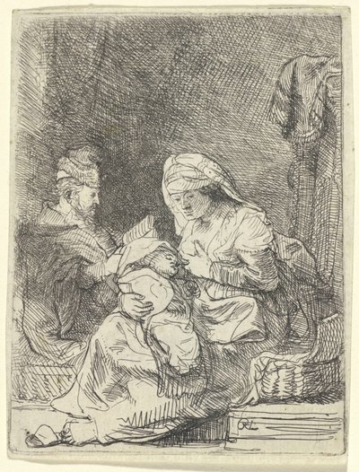 Svatá rodina od Rembrandt van Rijn