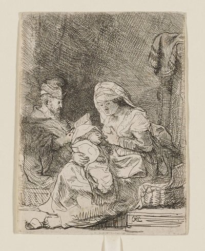 Svatá rodina od Rembrandt van Rijn