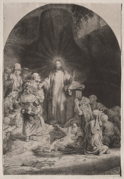 Výtisk sto guldenů od Rembrandt van Rijn