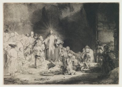 Výtisk sto guldenů od Rembrandt van Rijn