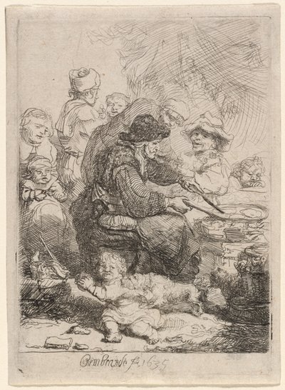 Pancake Woman od Rembrandt van Rijn