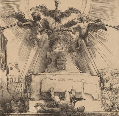 Fénix nebo svržená socha, 1658. od Rembrandt van Rijn