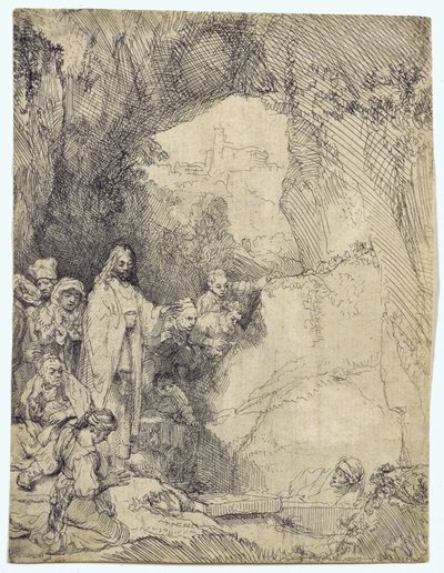 Vzkříšení Lazara od Rembrandt van Rijn
