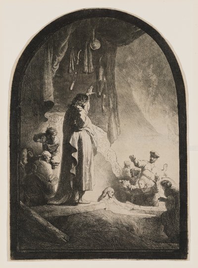 Vzkříšení Lazara od Rembrandt van Rijn