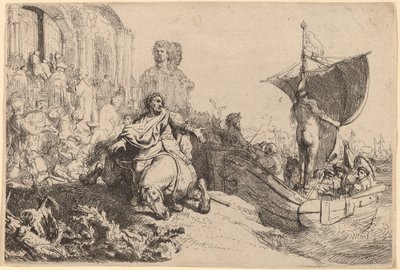 Loď štěstí od Rembrandt van Rijn