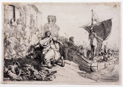 Loď štěstí od Rembrandt van Rijn