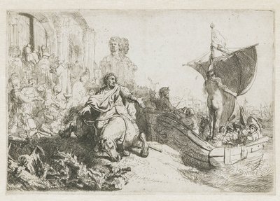 Loď štěstí od Rembrandt van Rijn