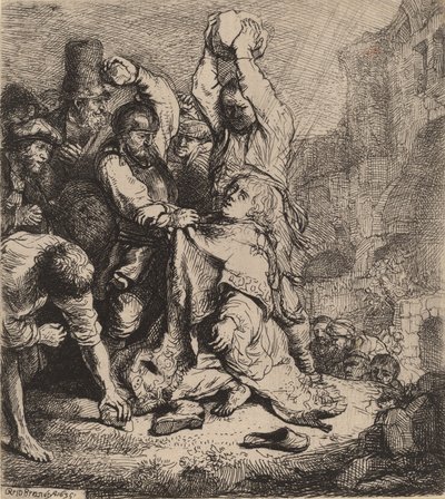Ukamenování svatého Štěpána, 1635. od Rembrandt van Rijn