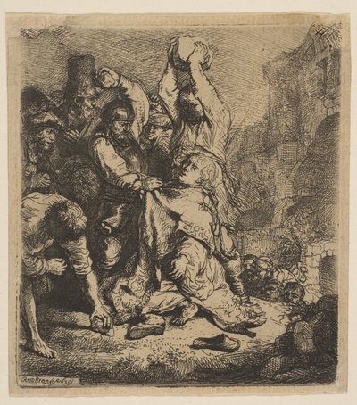 Ukamenování svatého Štěpána, 1635. od Rembrandt van Rijn