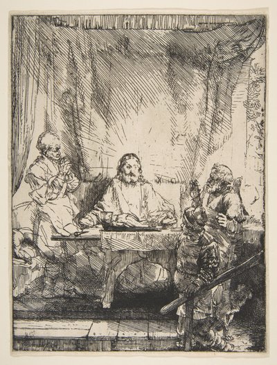 Večeře v Emauzích, 1654. od Rembrandt van Rijn