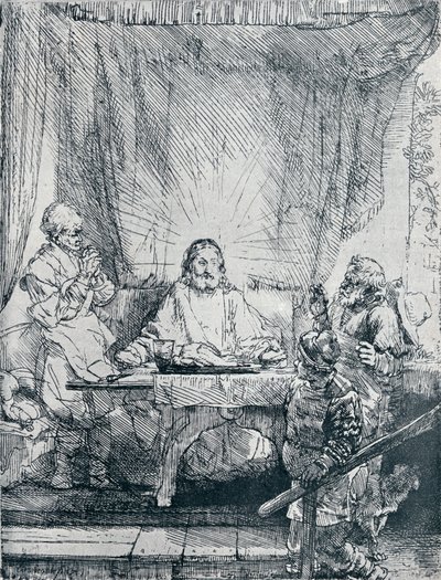 Večeře v Emauzích, 1654, 1903 od Rembrandt van Rijn