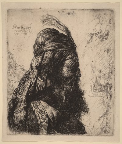 Třetí orientální hlava od Rembrandt van Rijn