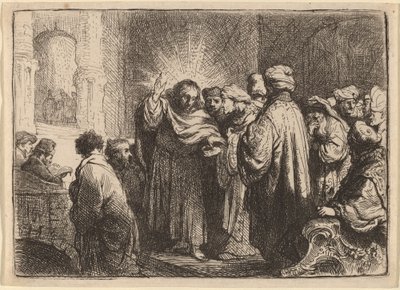 Pocta Peníze od Rembrandt van Rijn