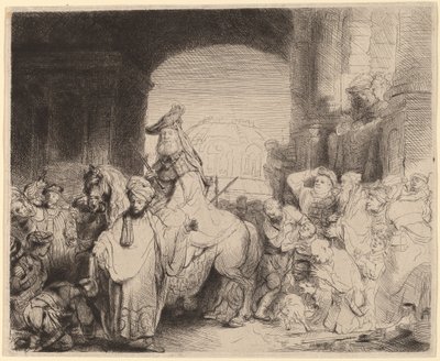 Triumf Mordecai od Rembrandt van Rijn