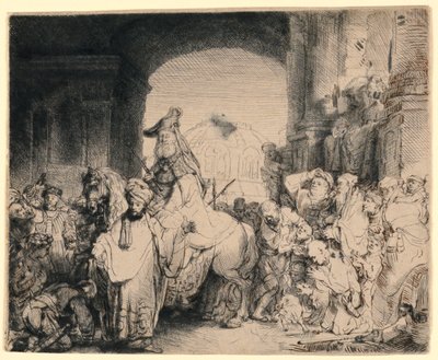 Triumf Mordecai od Rembrandt van Rijn