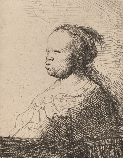 Valkoinen musta, c. 1630. od Rembrandt van Rijn