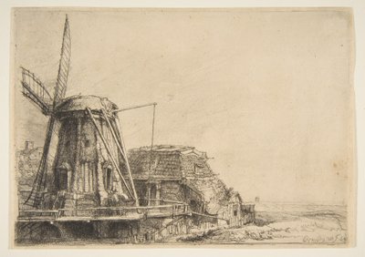 Větrný mlýn, 1641. od Rembrandt van Rijn