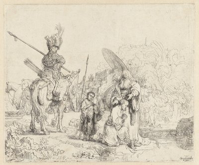 Křest Eunucha od Rembrandt van Rijn