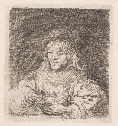 Hráč karet od Rembrandt van Rijn
