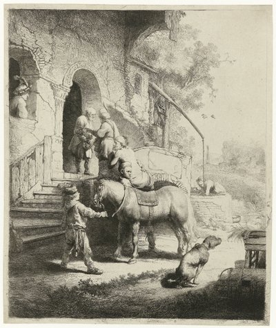 Dobrý Samaritán od Rembrandt van Rijn