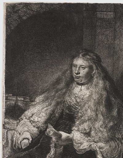 Velká židovská nevěsta od Rembrandt van Rijn