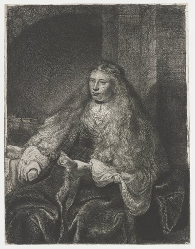 Velká židovská nevěsta od Rembrandt van Rijn
