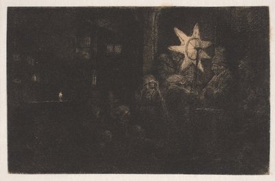 Hvězda králů: noční skladba od Rembrandt van Rijn