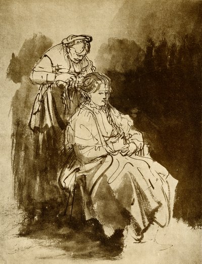 Záchod od Rembrandt van Rijn