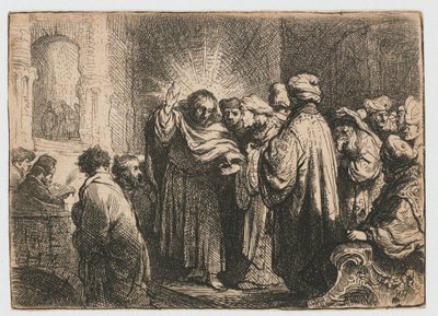 Poctové peníze od Rembrandt van Rijn