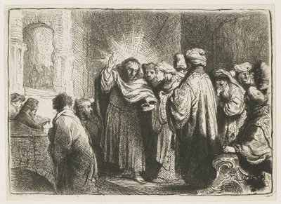 Peníze na dar od Rembrandt van Rijn