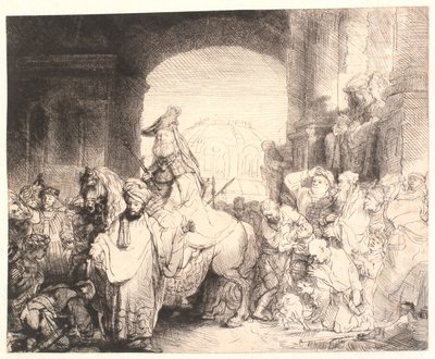 Triumf Mordechaje od Rembrandt van Rijn