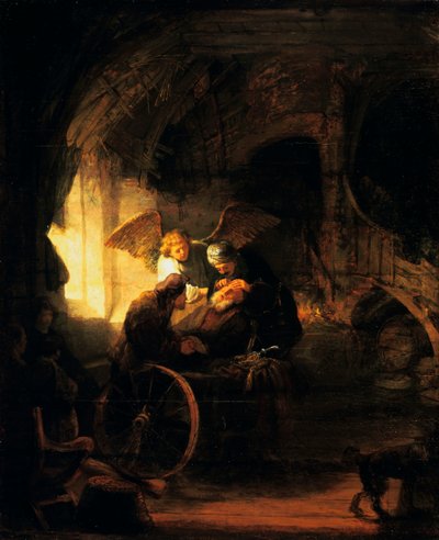 Tobias vrací zrak svému otci, 1636 od Rembrandt van Rijn
