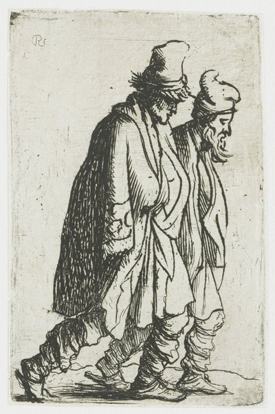 Dva žebráci od Rembrandt van Rijn