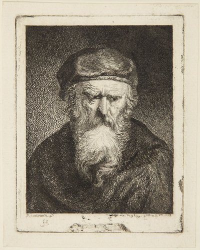 Atrabiliární stařec od Rembrandt van Rijn