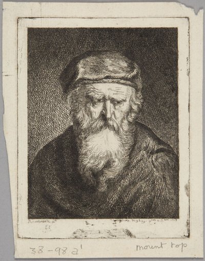 Melancholický stařec od Rembrandt van Rijn