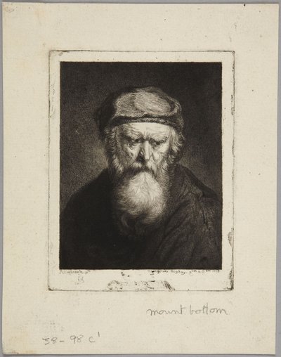 Atrabilní stařec od Rembrandt van Rijn