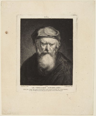 Mrzutý stařec od Rembrandt van Rijn
