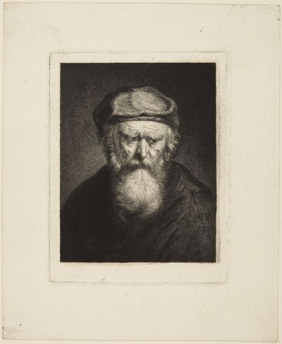 Vznětlivý stařec od Rembrandt van Rijn