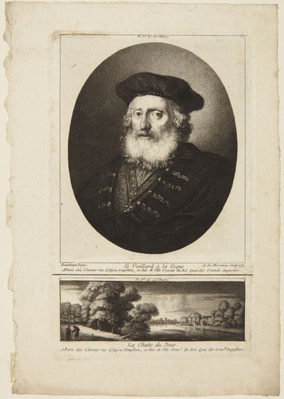 Stařec v čepici od Rembrandt van Rijn