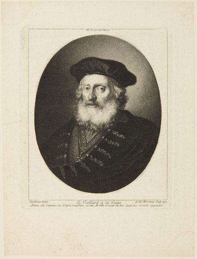 Stařec v baretu od Rembrandt van Rijn